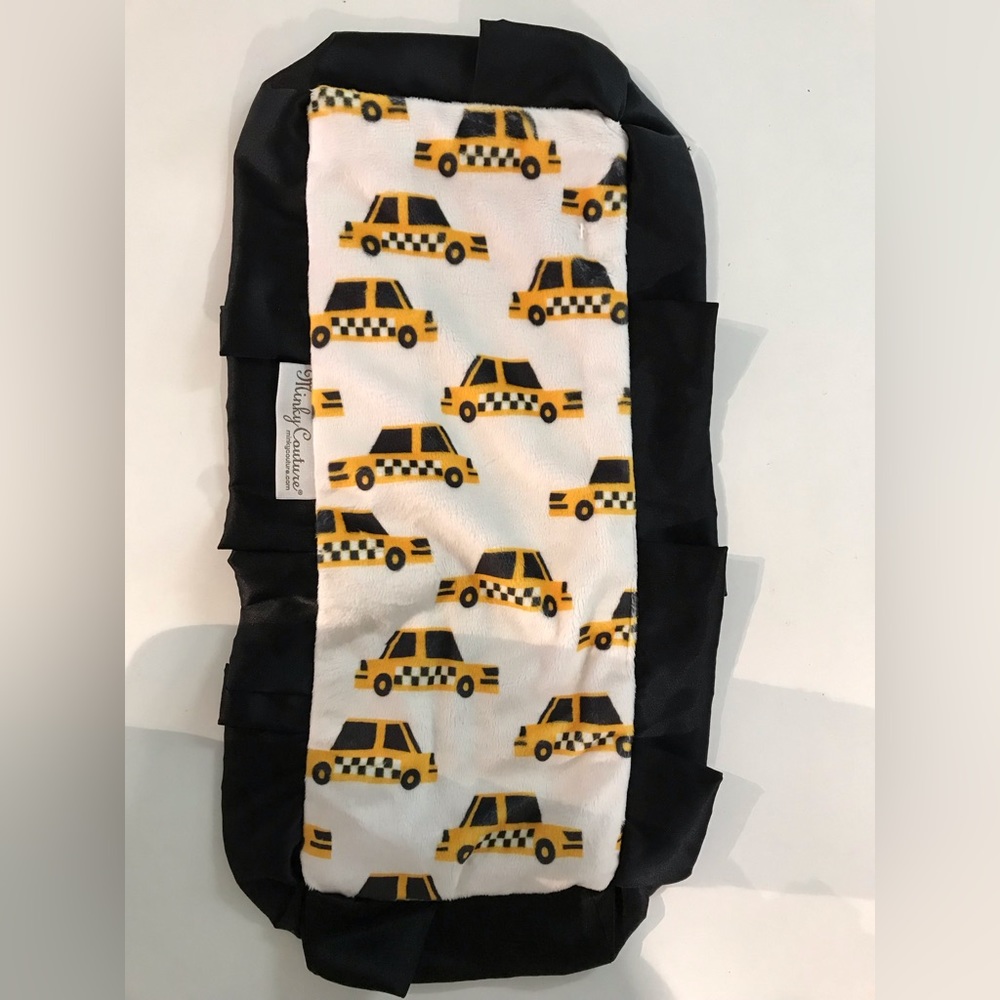Minky Couture Yellow Taxi Security Blankie/Lovey. NWOT